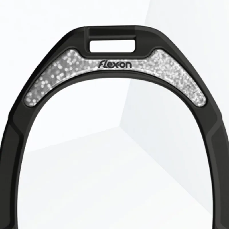 Flex-On Green Composite Glitter Stirrup Magnets - Silver-1