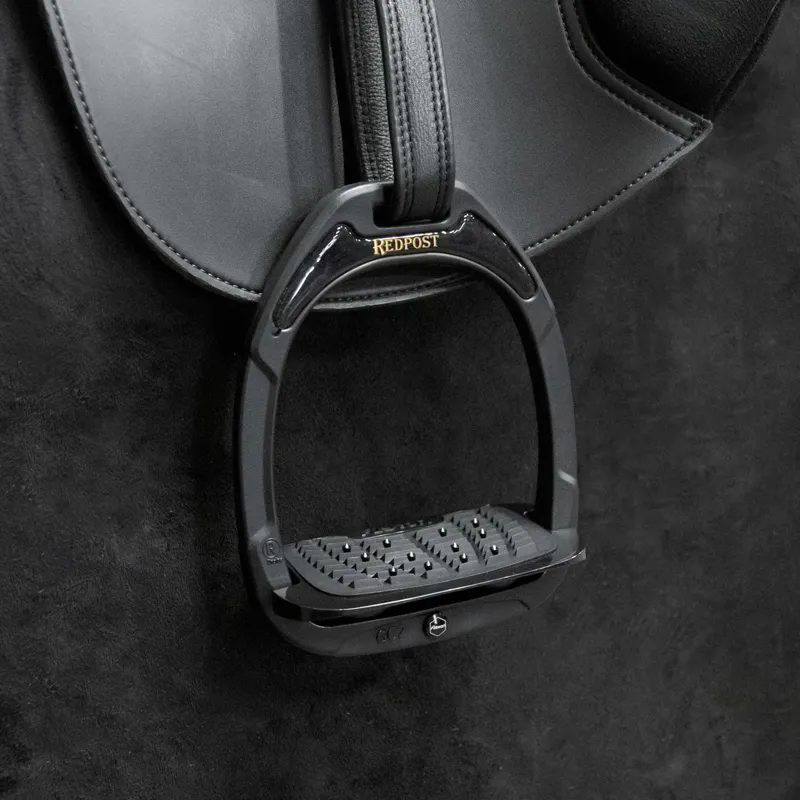 Flex-On Green Composite Specials Stirrup Magnets - Redpost/Black/Gold-1