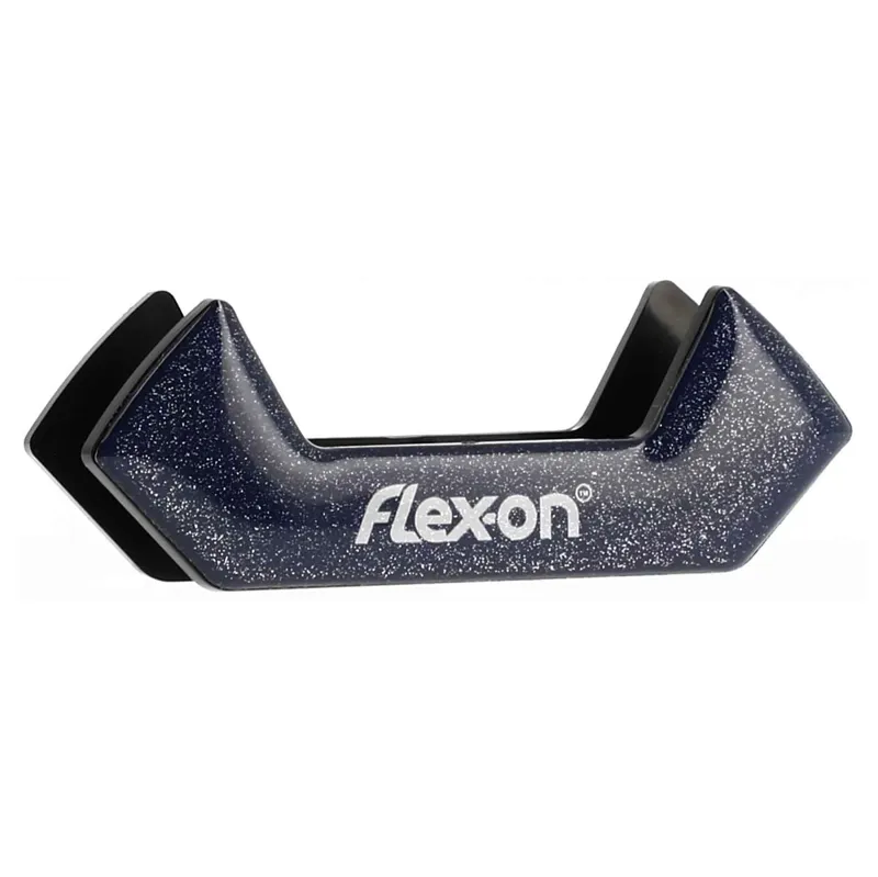 Flex-on Safe-on Silver-Range Stirrup Magnets - Navy Silver