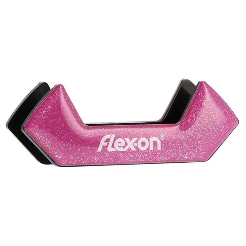 Flex-On Safe-on Silver-Range Stirrup Magnets - Pink Silver