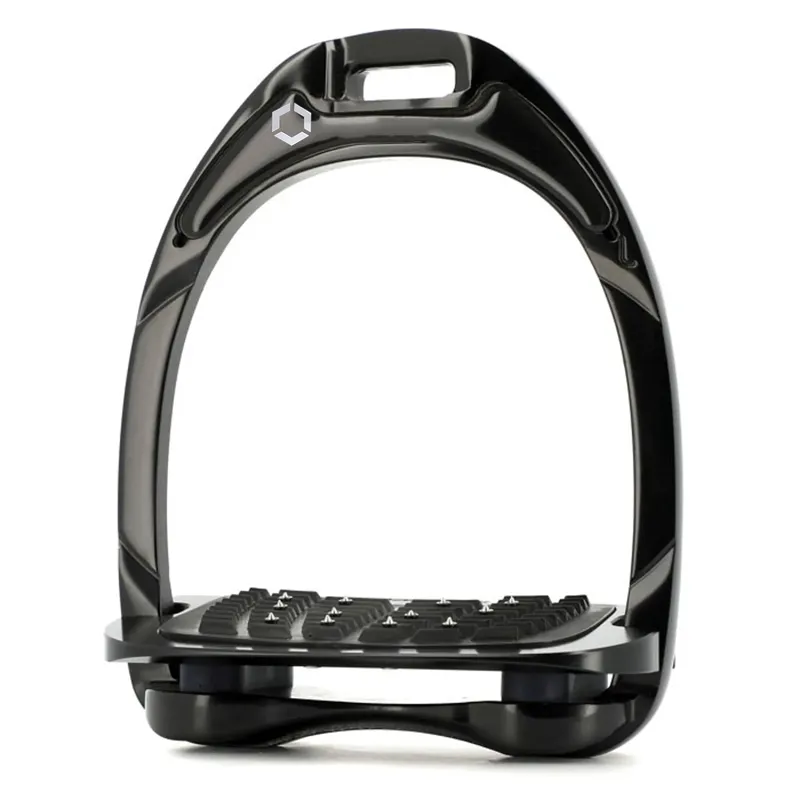 Flex-On Aluminum Ultra Grip Stirrups - Black/Navy