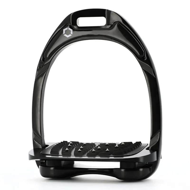 Flex-On Aluminum Ultra Grip Stirrups - Black/Black