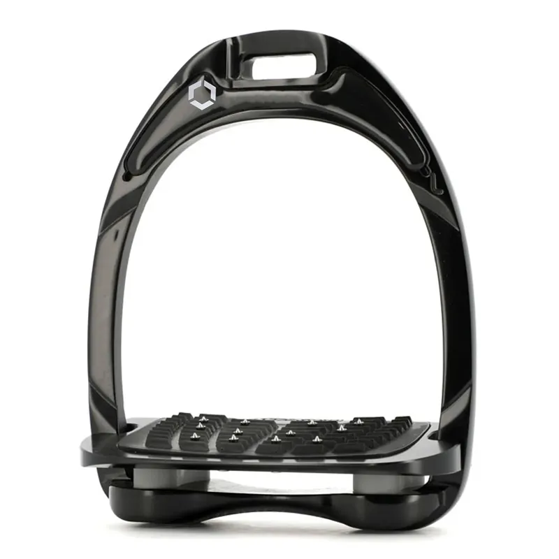 Flex-On Aluminum Ultra Grip Stirrups - Black/Gray