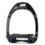 Flex-On Aluminum Ultra Grip Stirrup Irons - Black/Blue