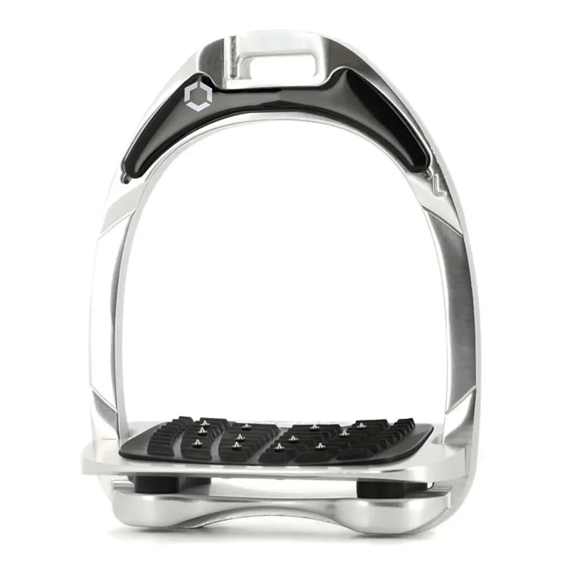 Flex-On Aluminum Ultra Grip Stirrup Irons - Aluminum/Black