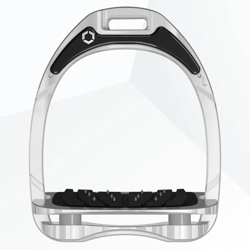 Flex-On Aluminum Ultra Grip Stirrup Irons - Aluminum/Grey-1