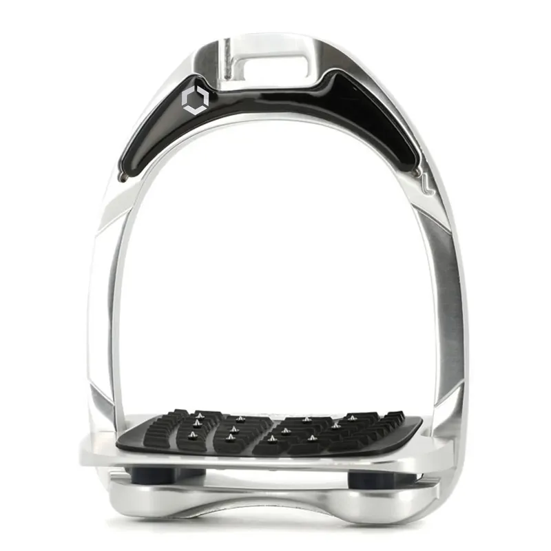 Flex-On Aluminum Ultra Grip Stirrups - Aluminum/Navy