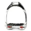 Flex-On Aluminum Ultra Grip Stirrup Irons - Aluminum/Red