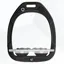 Flex-On Green Composite Ultra Grip Stirrups - Black/Grey/Black