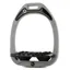 Flex-On Green Composite Ultra Grip Stirrups - Silver Grey/Black/Black