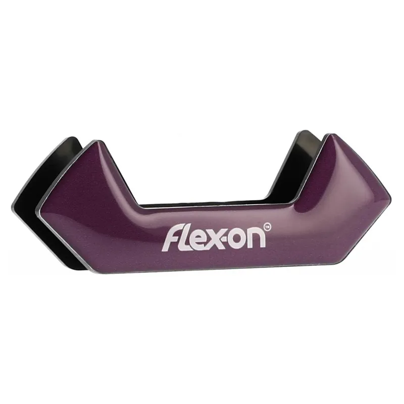 Flex-On Safe-on Plain Stirrup Magnets - Plum