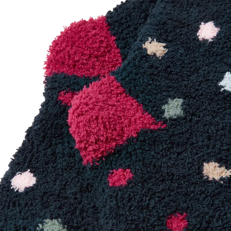 Joules Fluffy Women's Socks - Navy-1