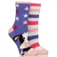 Sockshop Wild Feet Cozy Lounge Junior Socks 2 Pack - Cow