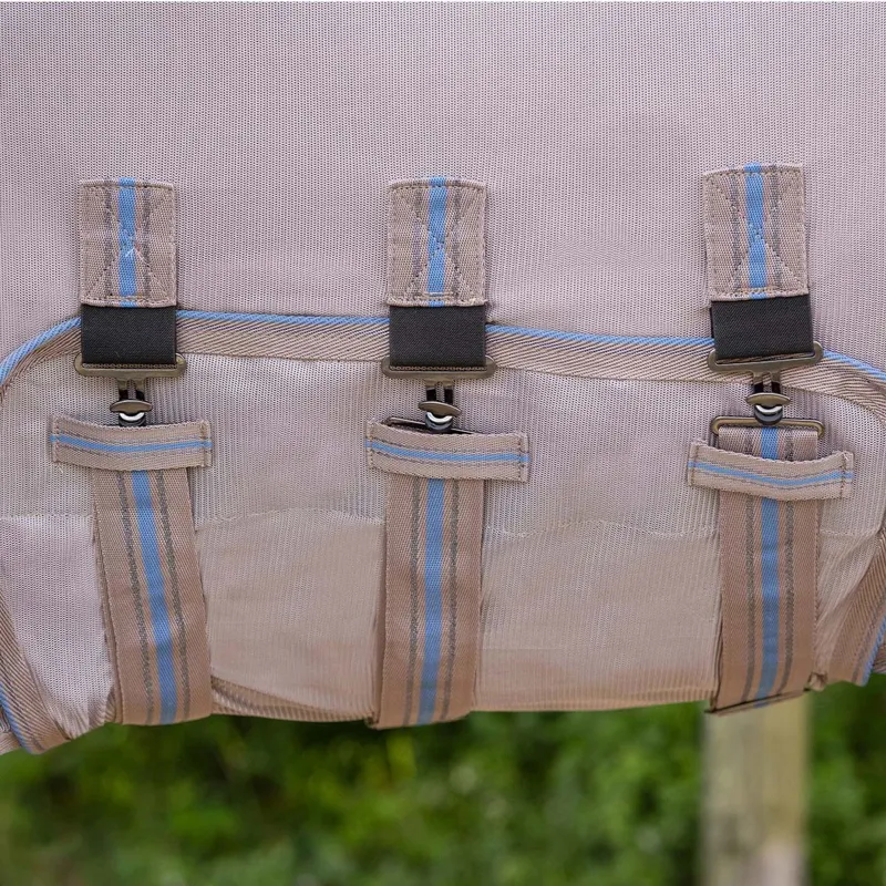 QHP Collection Combo Neck Waterproof Fly Sheet - Seashell-3