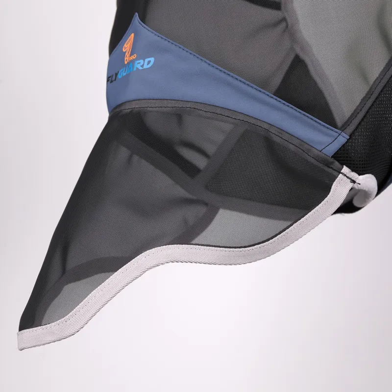 Shires FlyGuard Pro Air Motion Fly Mask Deep Air Force Blue-2