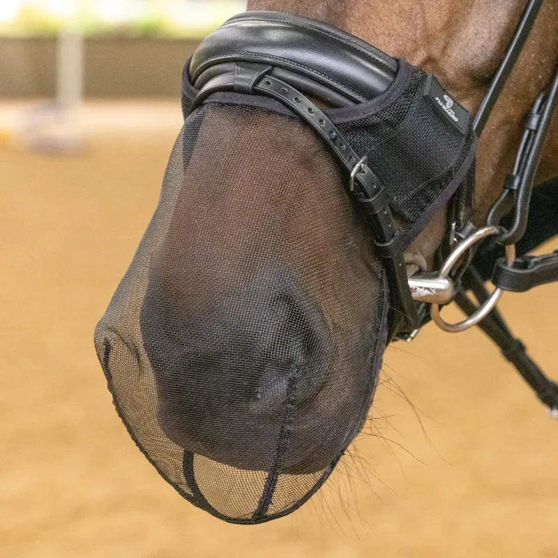 Shires FlyGuard Pro Nose Net - Black