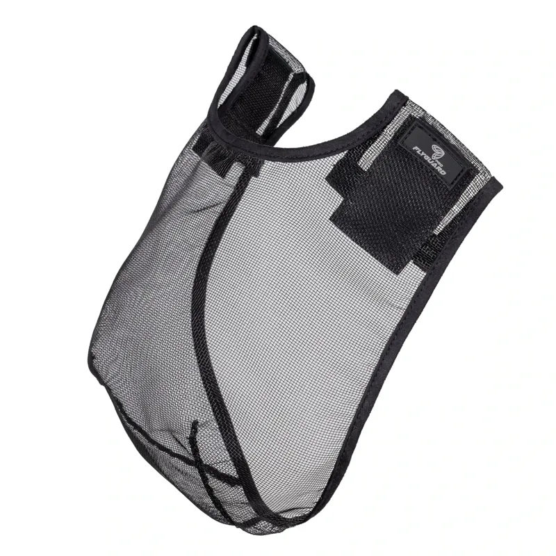 Shires FlyGuard Pro Nose Net - Black-1