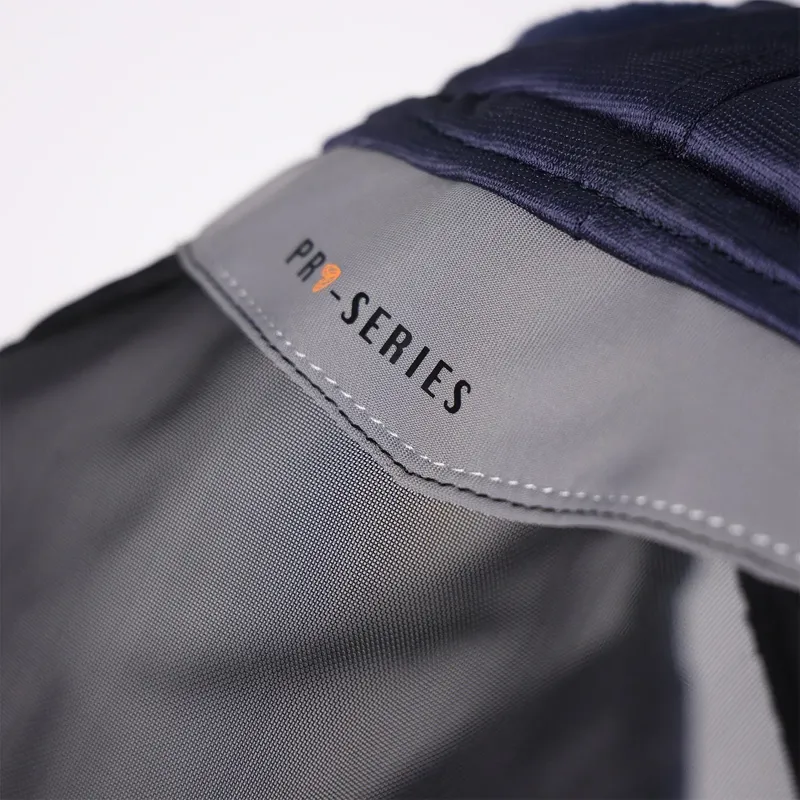 Shires FlyGuard Pro Fine Mesh Fly Mask with Nose Fringe - Navy-4