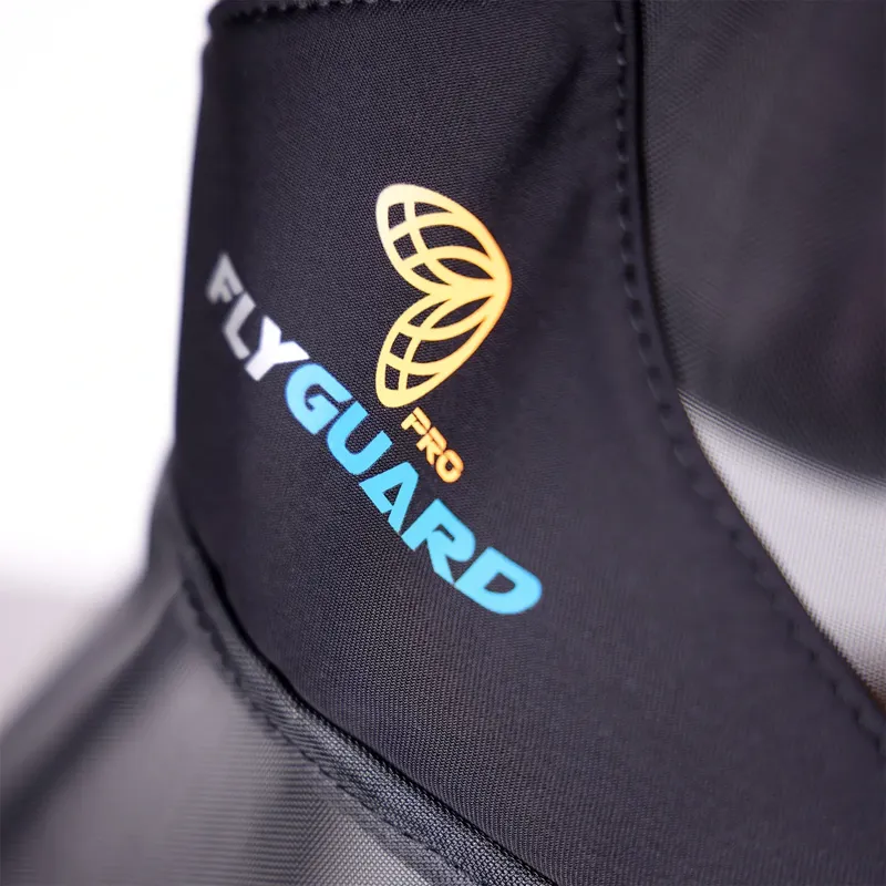 FlyGuard Pro Deluxe Fly Mask with Ears and Nose - Navy-3