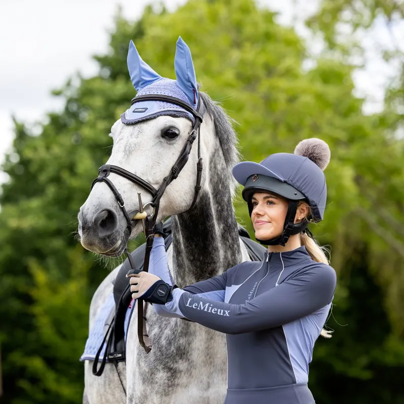 LeMieux x This Esme Fly Hood - Corn Blue-3
