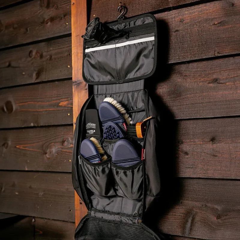 LeMieux Fold Down Pocket Organizer - Black-3