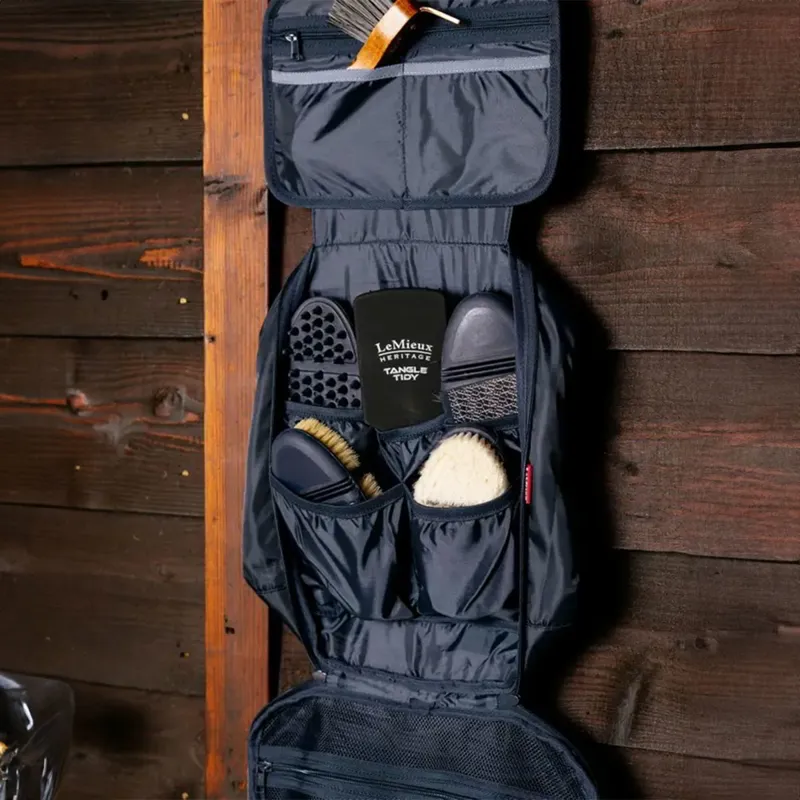 LeMieux Fold Down Pocket Organizer - Navy-3