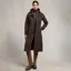 Holland Cooper Folgate Women's Long Waterproof Raincoat - Chocolate