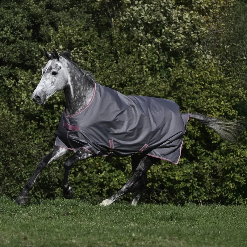 Bucas Freedom 300g Standard Neck Turnout Blanket - Smoke Grey-1