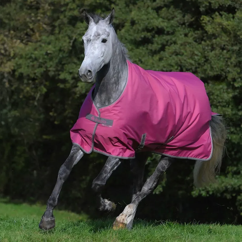Bucas Freedom 150g Standard Neck Turnout Blanket - Raspberry-3