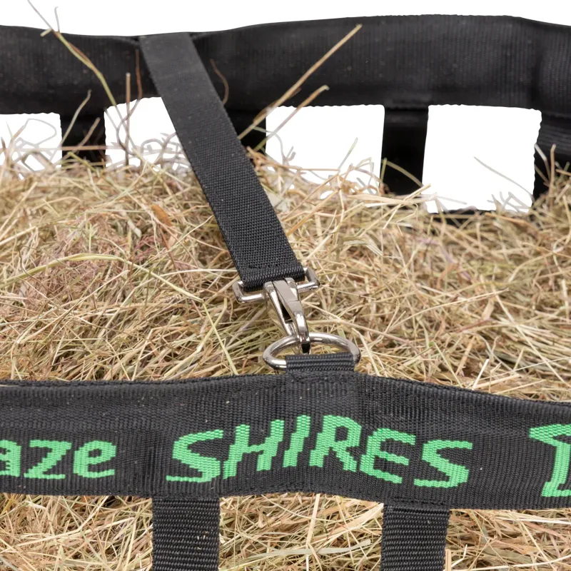 FreeGraze Deluxe Front Web Hay Bag - Black-1