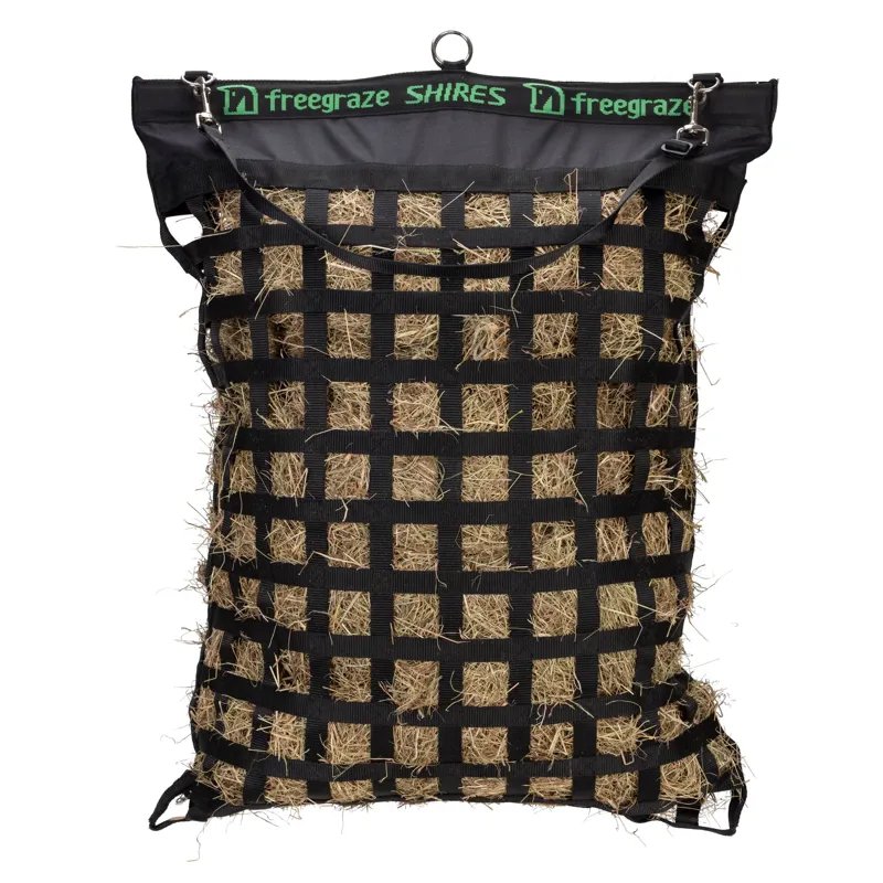 FreeGraze Deluxe Web Hay Bag - Black