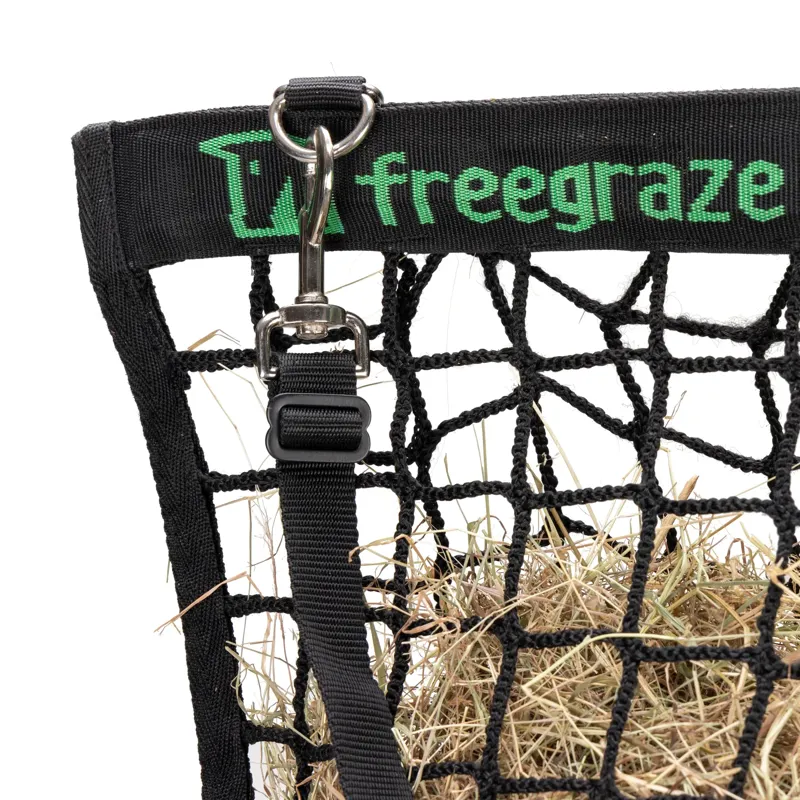 FreeGraze Deluxe Hay Net - Black-7