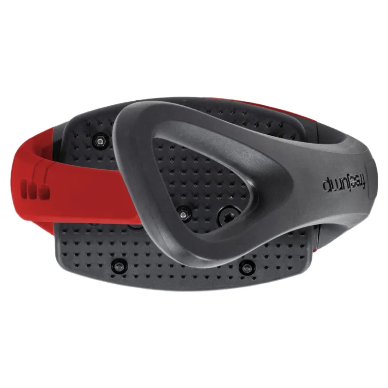 Freejump SoftUp Pro Stirrups - Black/Hot Pepper Red-3