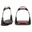 Freejump AirS Stirrups - Black/Black/Red/UK Flag