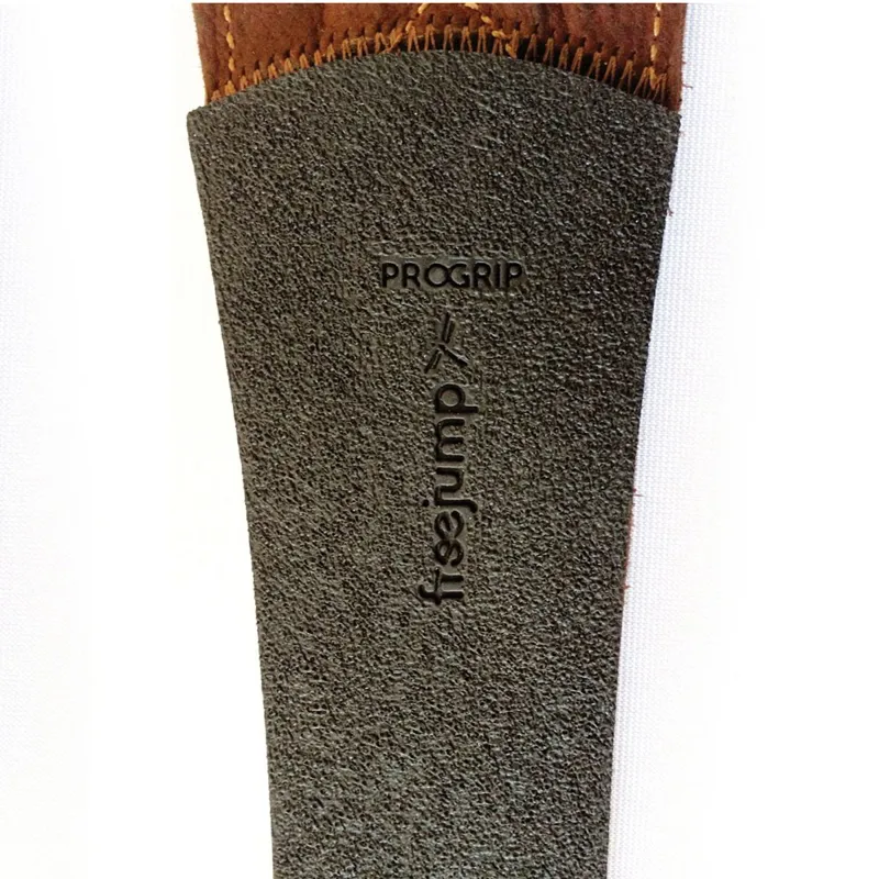 Freejump Pro Grip Stirrup Leathers - Black-1