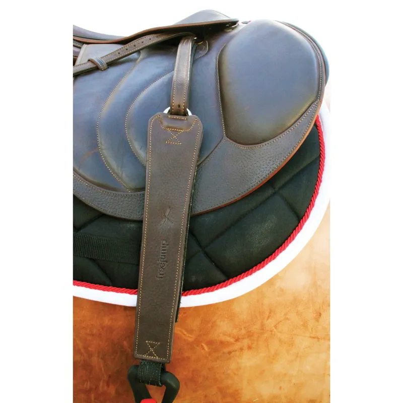 Freejump Pro Grip Stirrup Leathers - Black-2