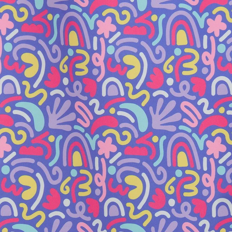 Lighthouse Freya Junior Girls Waterproof Jacket - Abstract Print-7