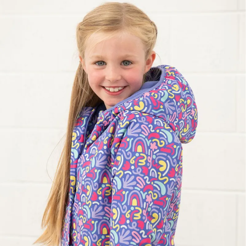 Lighthouse Freya Junior Girls Waterproof Jacket - Abstract Print-4