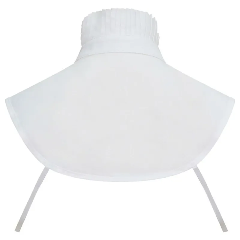 Equetech Leadline Frilly False Collar Bib - Ecru-1