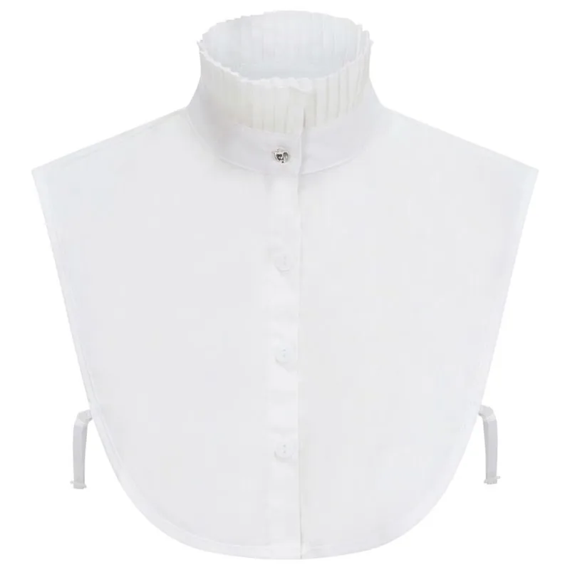 Equetech Leadline Frilly False Collar Bib - Ecru
