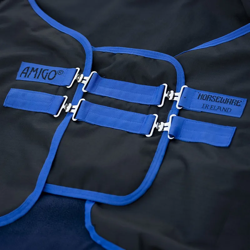 Amigo Front Chest Extender - Black/Blue