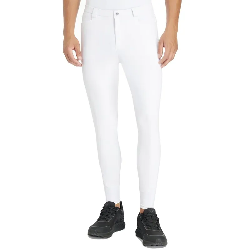 LeMieux Sports Full Grip Men's Competition Breeches - White