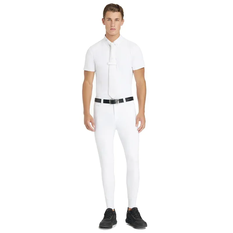 LeMieux Sports Full Grip Men's Competition Breeches - White-1