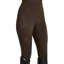 Aztec Diamond Core Full Grip Ladies Riding Tights - Mocha