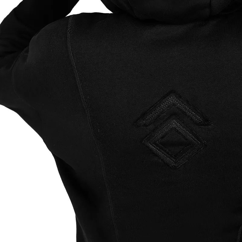 Aztec Diamond Premium Full Zip Women's Hoodie - Black-1