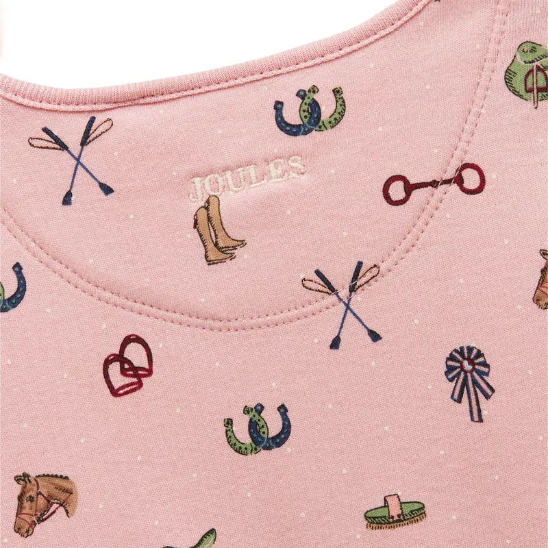 Joules Razamataz Sleepsuit - Cream/Horse Print-3