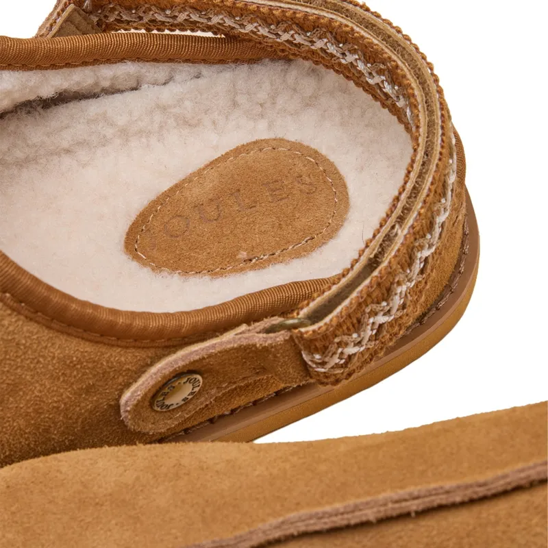 Joules Womens House Slippers - Chestnut Brown-5
