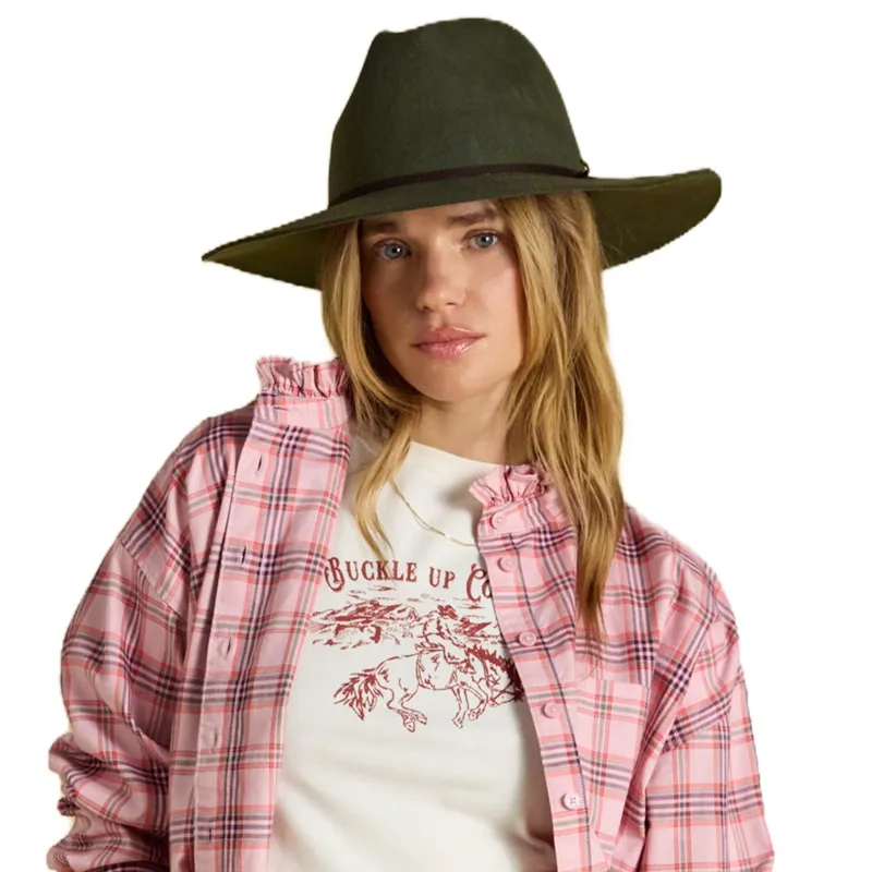 Joules Grove Womens Fedora Hat - Khaki