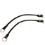 Hy Equestrian Leather Gag Cheeks - Brown