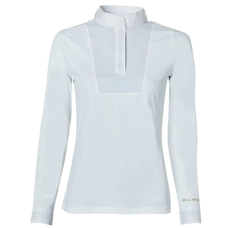 Holland Cooper Gatcombe Ladies Show Shirt - White-5